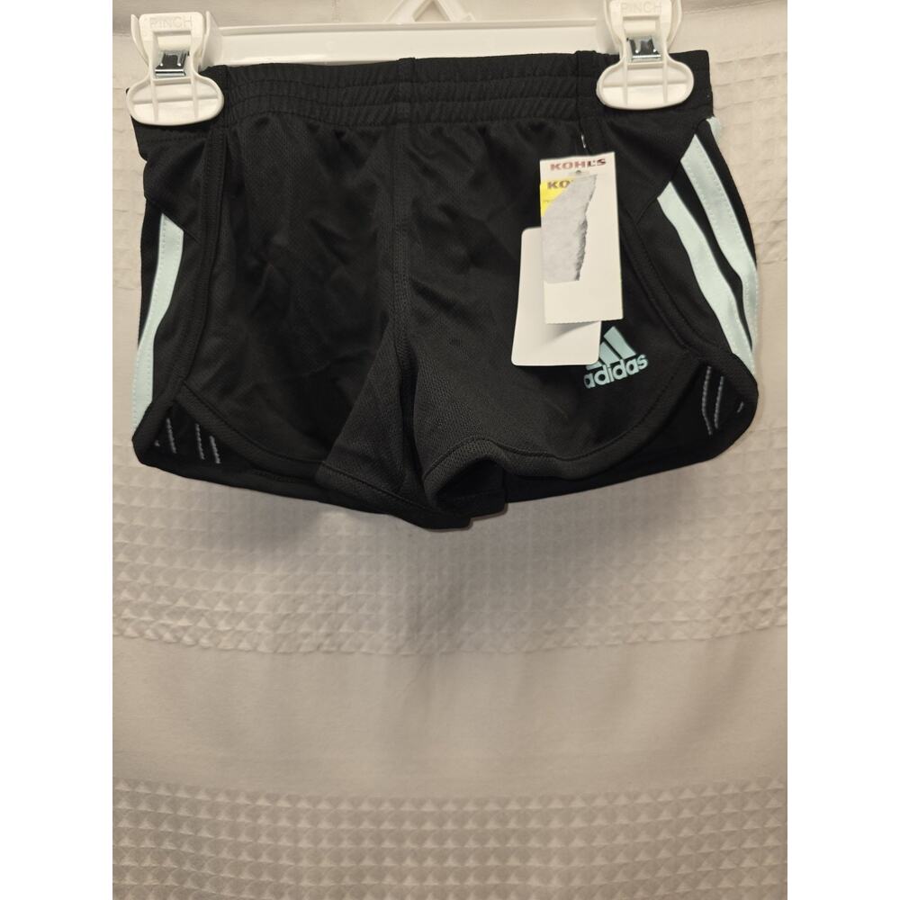 Adidas Shorts Girls Size 3t 3 Stripe - Picture 1 of 5